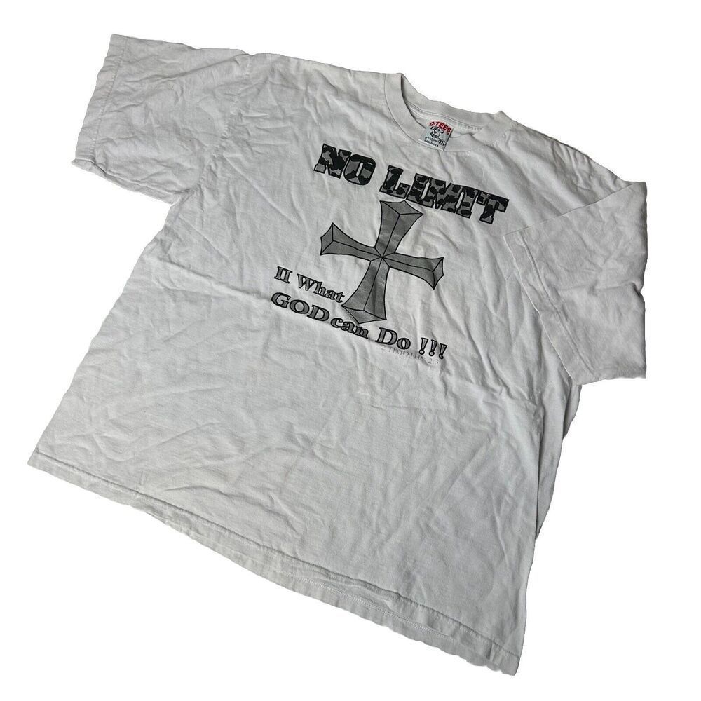 Vintage Jesus Shirt No Limit To What God Can Do Size XXL